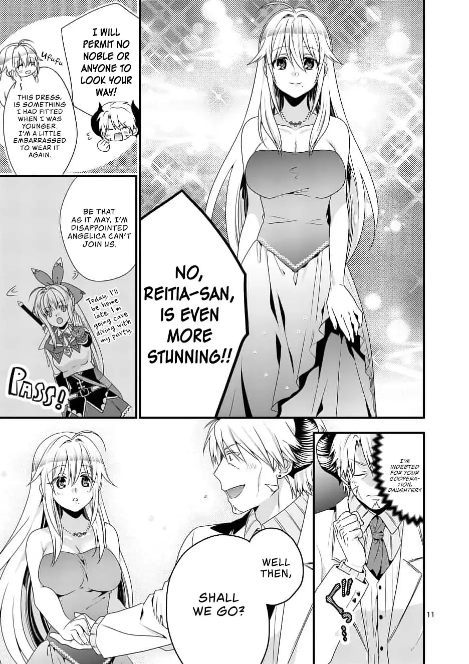 Maou Desu. Onna Yuusha no Hahaoya to Saikon Shita no de, Onna Yuusha ga Giri no Musume ni Narimashita. Chapter 13 12